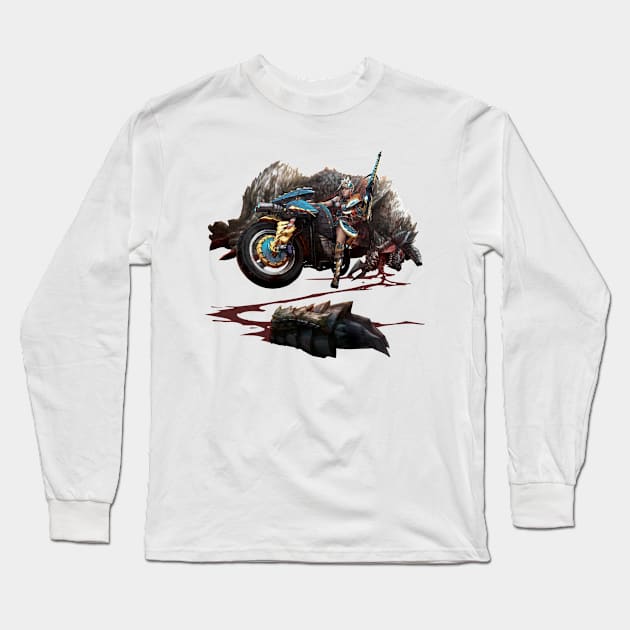 Stygian Hunter (Female) Long Sleeve T-Shirt by Zid